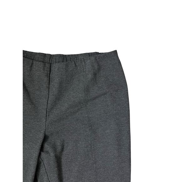 J. Jill Ponte Slim Leg Pull On Pants Gray Stretch Elastic Womens Size XL Petite - Picture 3 of 11